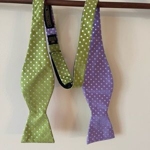 Green Lilas Bow tie